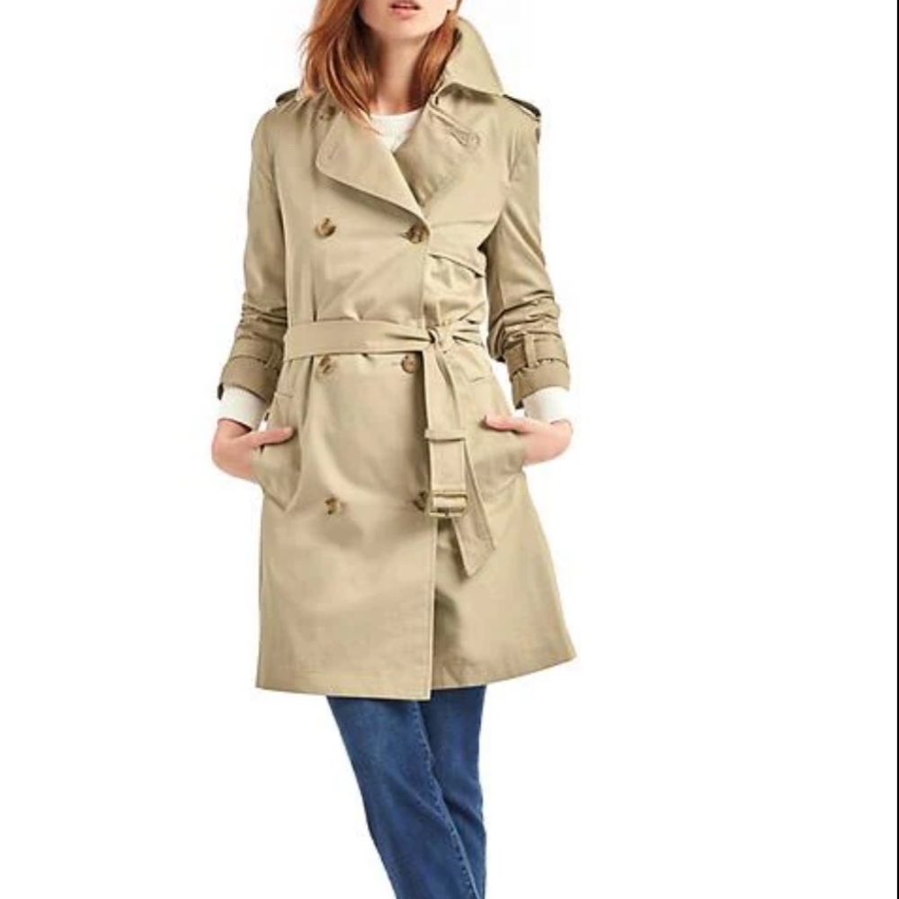 Gap Classic Beige Trench Coat Like New